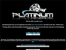Tablet Screenshot of platinumpicturesinc.com